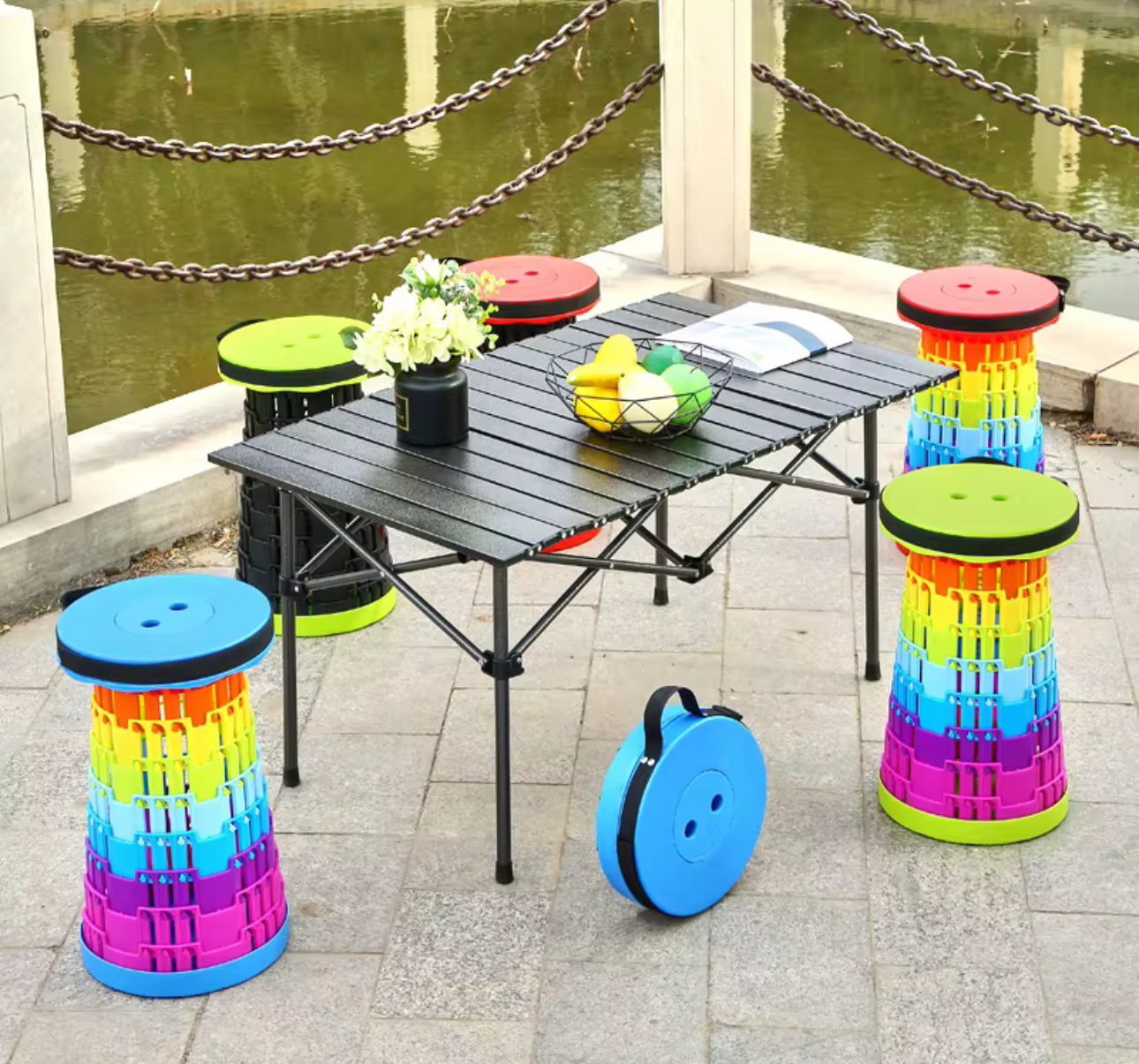 صندلی تاشو تلسکوپی