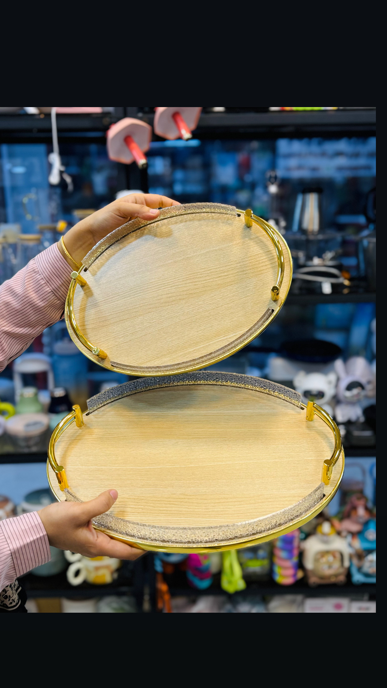 سینی جفتی بیضی