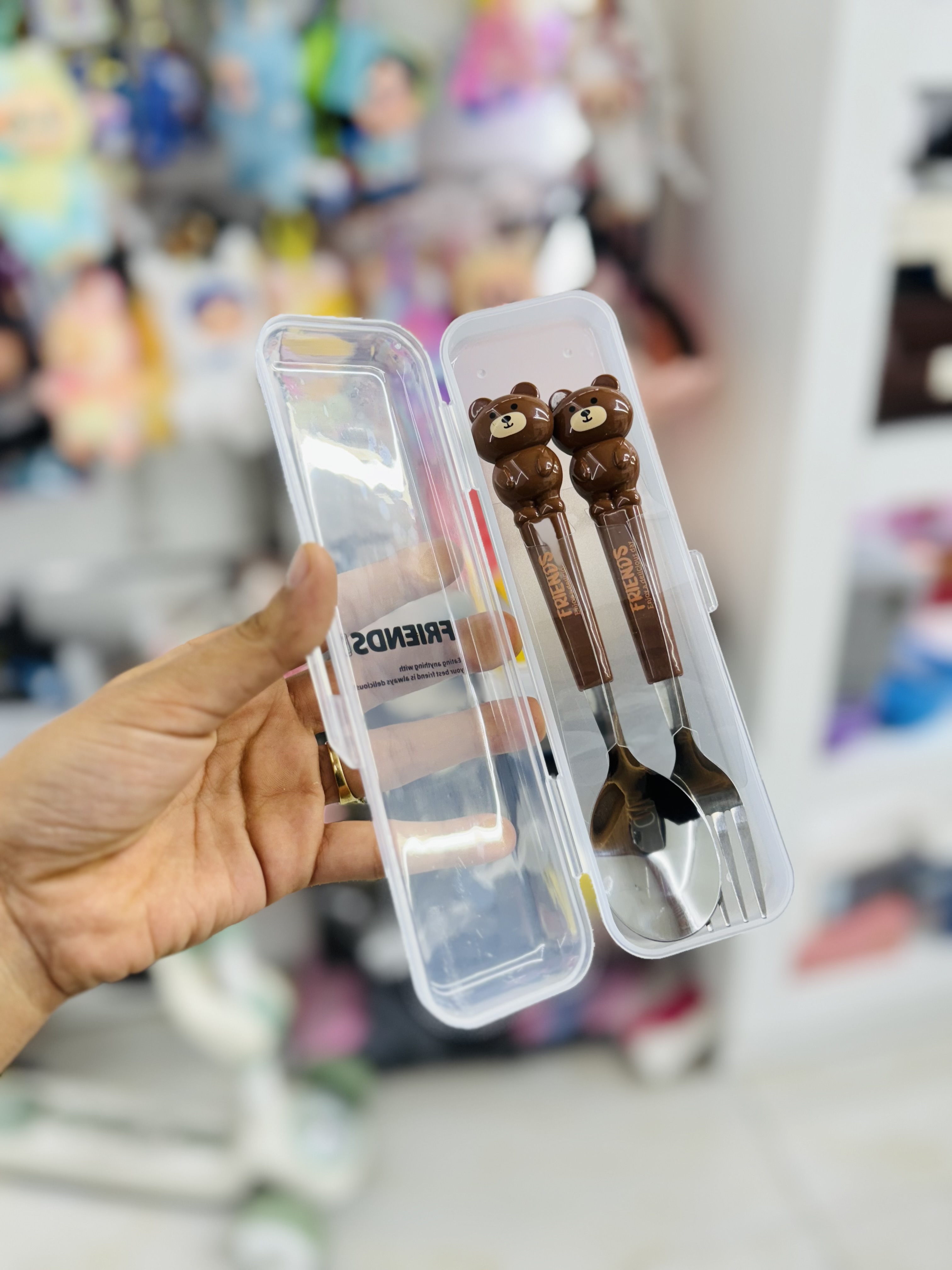 ست قاشق و چنگال خرسی