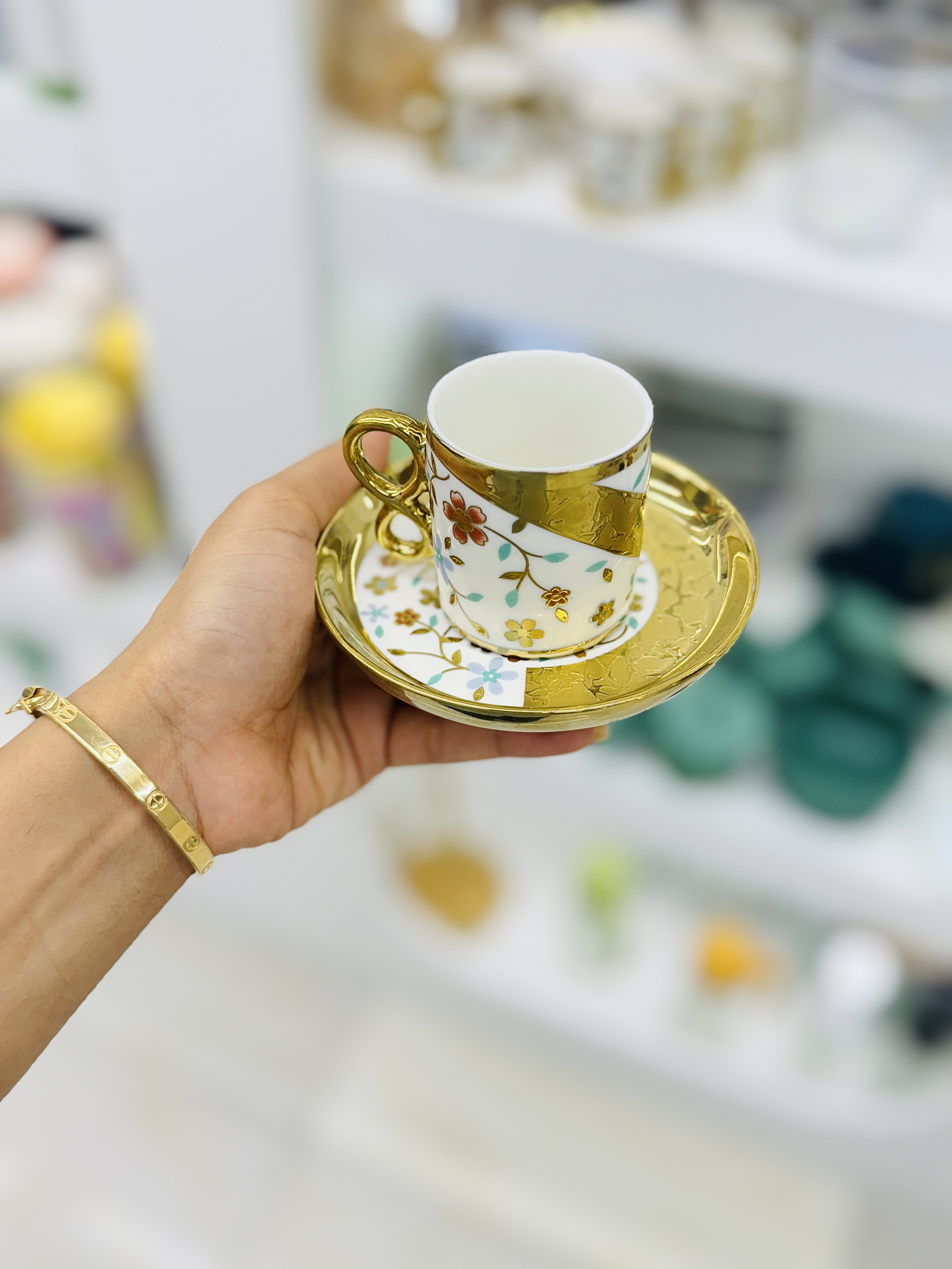 ست فنجان و نعلبکی قهوه خوری