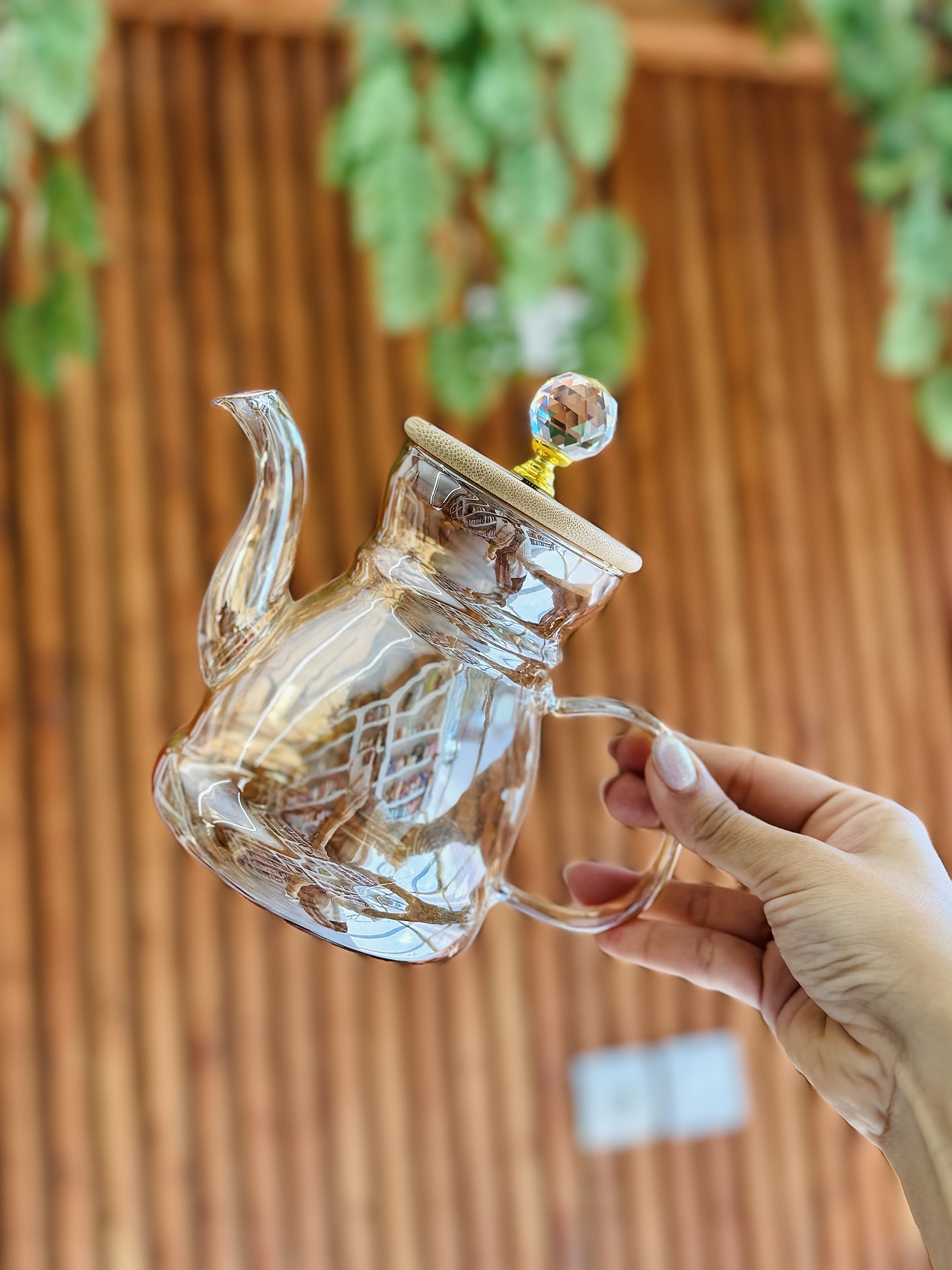 قوری پیرکس درب الماسی