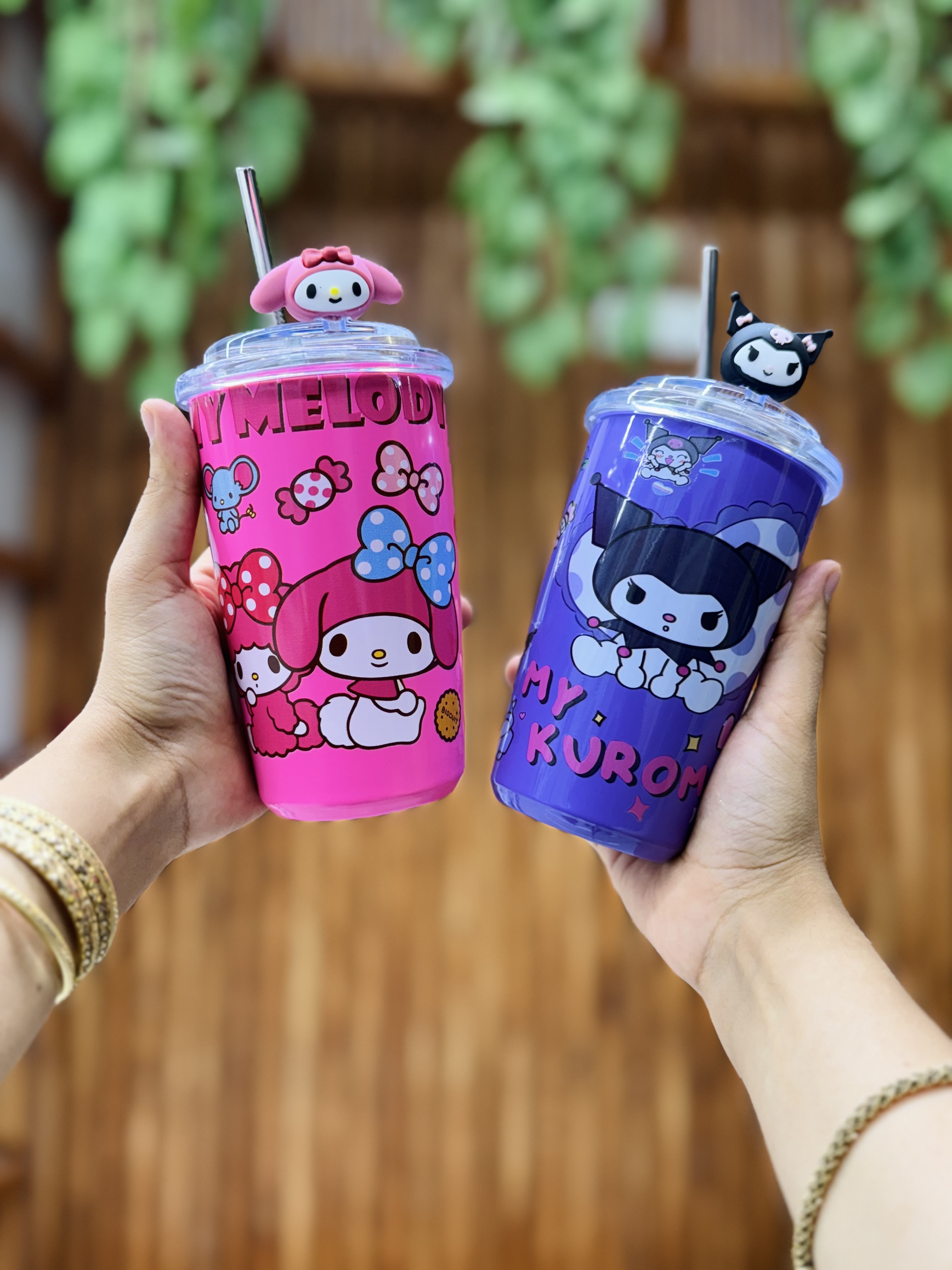 لیوان نی دار استیل